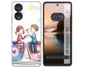 Funda Silicona para TCL 40 NXTPAPER diseño Café Dibujos