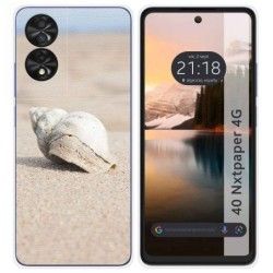 Funda Silicona para TCL 40 NXTPAPER diseño Concha Dibujos