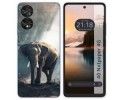Funda Silicona para TCL 40 NXTPAPER diseño Elefante Dibujos