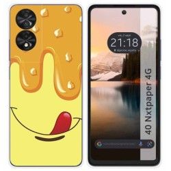 Funda Silicona para TCL 40 NXTPAPER diseño Helado Vainilla Dibujos