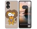 Funda Silicona para TCL 40 NXTPAPER diseño Leon Dibujos