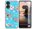 Funda Silicona para TCL 40 NXTPAPER diseño Mariposas Dibujos