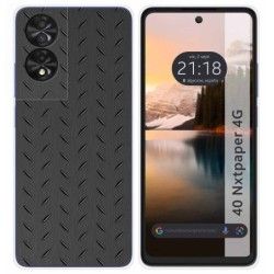 Funda Silicona para TCL 40 NXTPAPER diseño Metal Dibujos