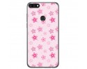 Funda Gel Tpu para Huawei Honor 7C / Y7 2018 Diseño Flores Dibujos