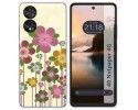 Funda Silicona para TCL 40 NXTPAPER diseño Primavera En Flor Dibujos
