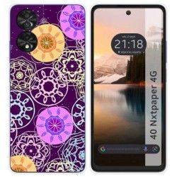 Funda Silicona para TCL 40 NXTPAPER diseño Radial Dibujos