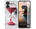 Funda Silicona para TCL 40 NXTPAPER diseño Reloj Dibujos