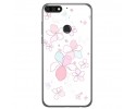 Funda Gel Tpu para Huawei Honor 7C / Y7 2018 Diseño Flores Minimal Dibujos