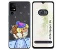 Funda Silicona Transparente para TCL 40 NXTPAPER 5G diseño Cabra Dibujos