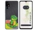 Funda Silicona Transparente para TCL 40 NXTPAPER 5G diseño Coco Dibujos