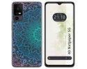 Funda Silicona Transparente para TCL 40 NXTPAPER 5G diseño Mandala Dibujos