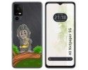 Funda Silicona Transparente para TCL 40 NXTPAPER 5G diseño Mono Dibujos