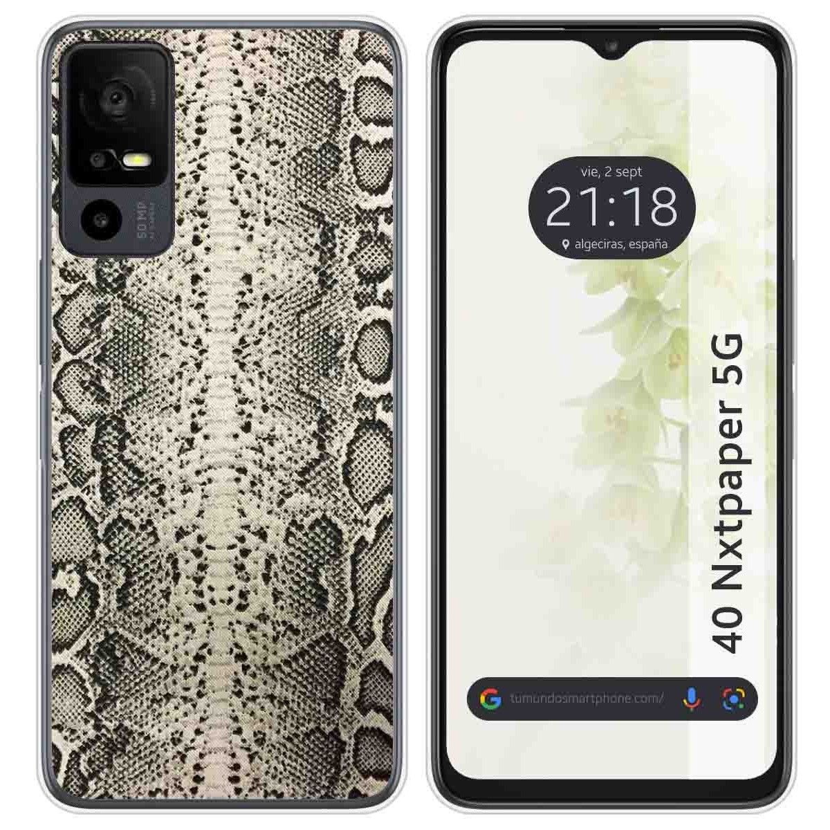 Funda Silicona para TCL 40 NXTPAPER 5G diseño Animal 01 Dibujos