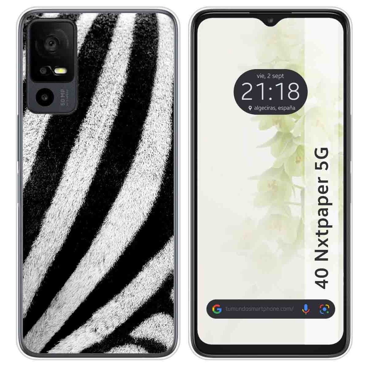 Funda Silicona para TCL 40 NXTPAPER 5G diseño Animal 02 Dibujos