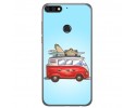 Funda Gel Tpu para Huawei Honor 7C / Y7 2018 Diseño Furgoneta Dibujos