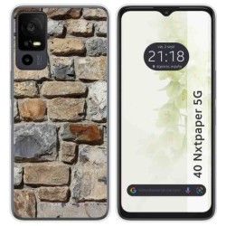 Funda Silicona para TCL 40 NXTPAPER 5G diseño Ladrillo 03 Dibujos