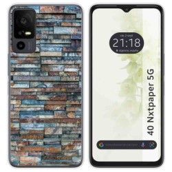 Funda Silicona para TCL 40 NXTPAPER 5G diseño Ladrillo 05 Dibujos