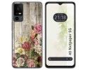 Funda Silicona para TCL 40 NXTPAPER 5G diseño Madera 08 Dibujos