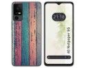 Funda Silicona para TCL 40 NXTPAPER 5G diseño Madera 10 Dibujos