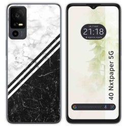 Funda Silicona para TCL 40 NXTPAPER 5G diseño Mármol 01 Dibujos