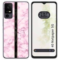 Funda Silicona para TCL 40 NXTPAPER 5G diseño Mármol 04 Dibujos