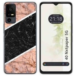 Funda Silicona para TCL 40 NXTPAPER 5G diseño Mármol 07 Dibujos