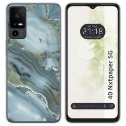 Funda Silicona para TCL 40 NXTPAPER 5G diseño Mármol 09 Dibujos