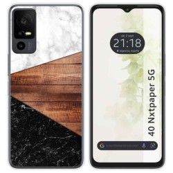 Funda Silicona para TCL 40 NXTPAPER 5G diseño Mármol 11 Dibujos