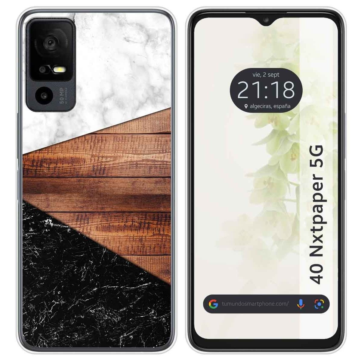 Funda Silicona para TCL 40 NXTPAPER 5G diseño Mármol 11 Dibujos
