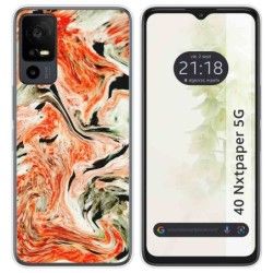 Funda Silicona para TCL 40 NXTPAPER 5G diseño Mármol 12 Dibujos