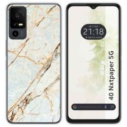 Funda Silicona para TCL 40 NXTPAPER 5G diseño Mármol 13 Dibujos