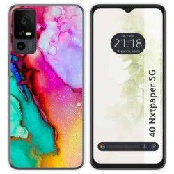 Funda Silicona para TCL 40 NXTPAPER 5G diseño Mármol 15 Dibujos