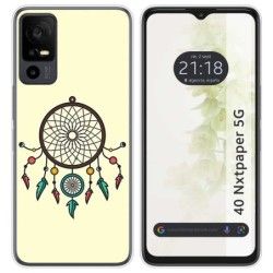 Funda Silicona para TCL 40 NXTPAPER 5G diseño Atrapasueños Dibujos