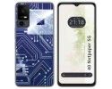 Funda Silicona para TCL 40 NXTPAPER 5G diseño Circuito Dibujos