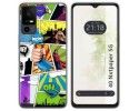 Funda Silicona para TCL 40 NXTPAPER 5G diseño Comic Dibujos