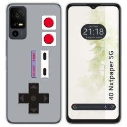 Funda Silicona para TCL 40 NXTPAPER 5G diseño Consola Dibujos