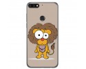 Funda Gel Tpu para Huawei Honor 7C / Y7 2018 Diseño Leon Dibujos