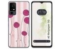 Funda Silicona para TCL 40 NXTPAPER 5G diseño Flores Vintage Dibujos