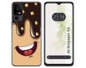 Funda Silicona para TCL 40 NXTPAPER 5G diseño Helado Chocolate Dibujos
