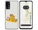 Funda Silicona para TCL 40 NXTPAPER 5G diseño Leones Dibujos
