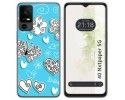 Funda Silicona para TCL 40 NXTPAPER 5G diseño Mariposas Dibujos