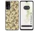 Funda Silicona para TCL 40 NXTPAPER 5G diseño Sand Camuflaje Dibujos