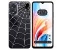 Funda Silicona Transparente para Oppo A18 diseño Araña Dibujos