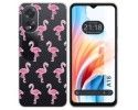 Funda Silicona Transparente para Oppo A18 diseño Flamenco Dibujos
