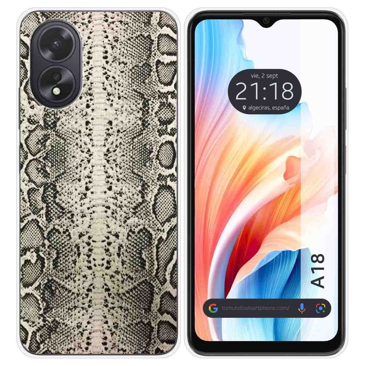 Funda Silicona para Oppo A18 diseño Animal 01 Dibujos