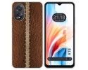 Funda Silicona para Oppo A18 diseño Cuero 01 Dibujos