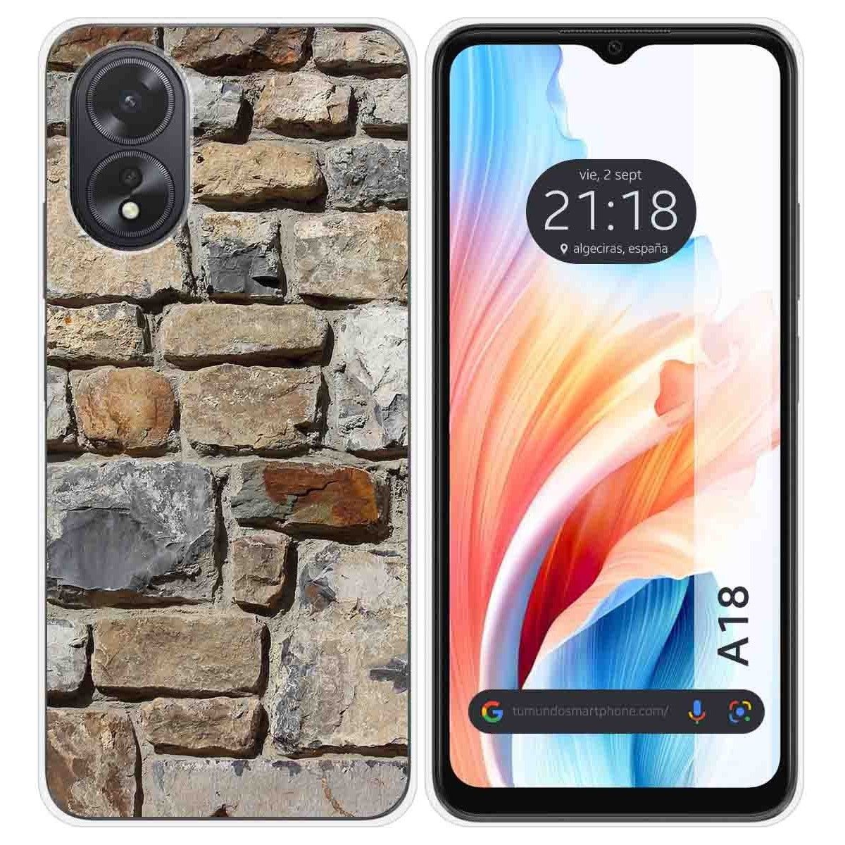 Funda Silicona para Oppo A18 diseño Ladrillo 03 Dibujos