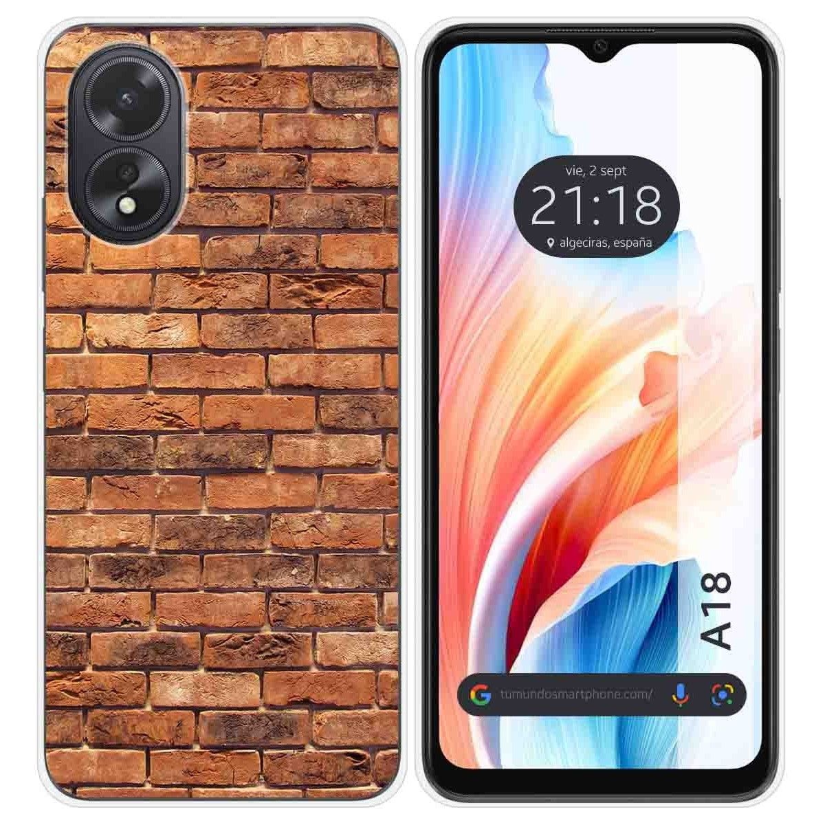 Funda Silicona para Oppo A18 diseño Ladrillo 04 Dibujos