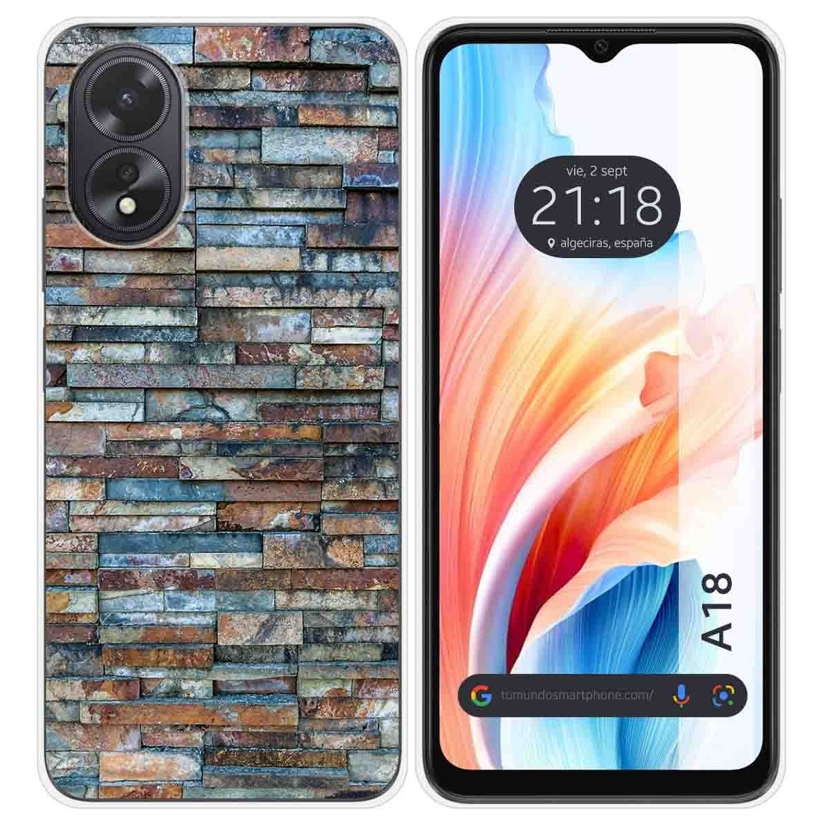 Funda Silicona para Oppo A18 diseño Ladrillo 05 Dibujos