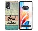 Funda Silicona para Oppo A18 diseño Madera 01 Dibujos